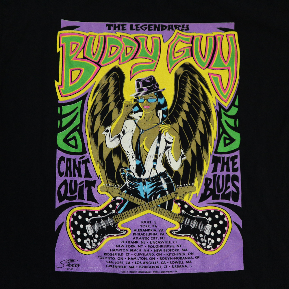 Vtg Buddy Guy "Cant Quit The Blues" Album Tee